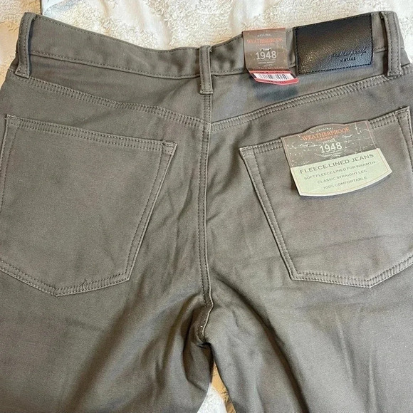 Original Weatherproof Vintage Since 1948 34x32 Taupe Regular - Picture 2 of 5